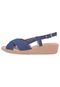 Sandália Usaflex Cruzada Azul - Marca Usaflex