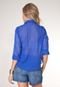 Camisa Anna Flynn Spikes Azul - Marca Anna Flynn