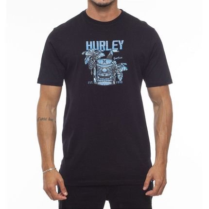 Camiseta Hurley Tiki Life WT23 Masculina Preto - Marca Hurley