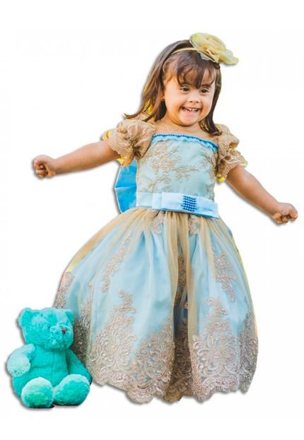 Vestido para Princesinha Liminha Doce - Infantil