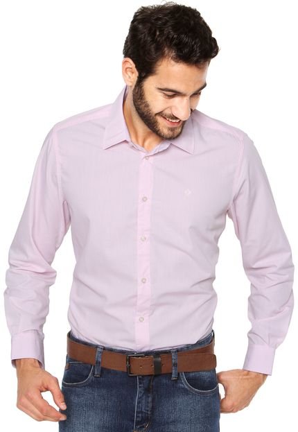 Camisa Forum Regular Rosa - Marca Forum