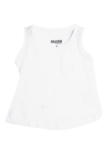 Regata Fakini Baby Menina Branco - Marca Fakini