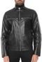 Jaqueta Biker Ellus Wash Rider Preta - Marca Ellus