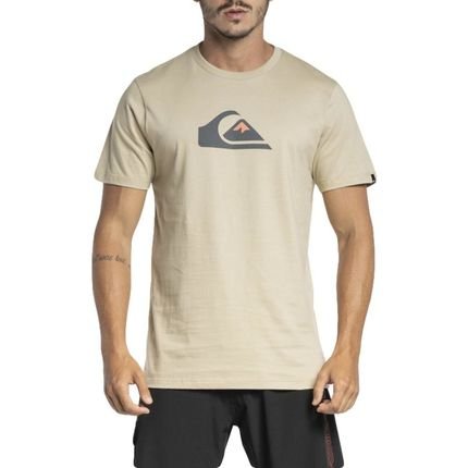Camiseta Quiksilver Comp Logo Color WT23 Masculina Areia - Marca Quiksilver