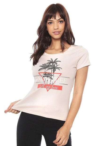 Camiseta Hering Tropical Nude - Marca Hering
