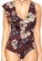 Body Colcci Floral Vinho - Marca Colcci