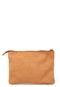 Clutch Couro M. Officer Tassel Caramelo - Marca M. Officer