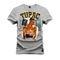 Camiseta Plus Size Unissex Algodão Estampada Premium Confortável Tupac 1971 - Cinza - Marca Nexstar