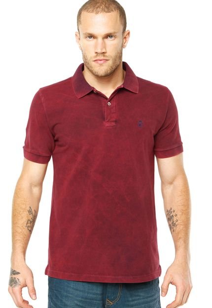 Camisa Polo Carmim Bordada Vinho - Marca Carmim