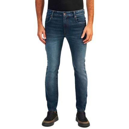 Calça Jeans Acostamento Super Skinny Ou24 Azul Masculino - Marca Acostamento