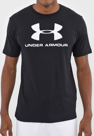 Camiseta Under Armour Sportstyle Log Preta