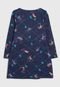 Vestido Malwee Kids Infantil Estampado Azul-Marinho - Marca Malwee Kids