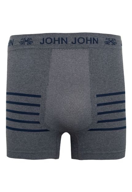 Cueca John John Boxer Fios Cinza - Marca John John