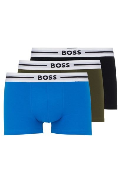 Roupa Íntima BOSS Conjunto De 3 Cuecas Boxer Multicolorido - Marca BOSS