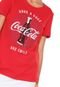 Camiseta Coca-Cola Jeans Reta Estampada Vermelha - Marca Coca-Cola Jeans