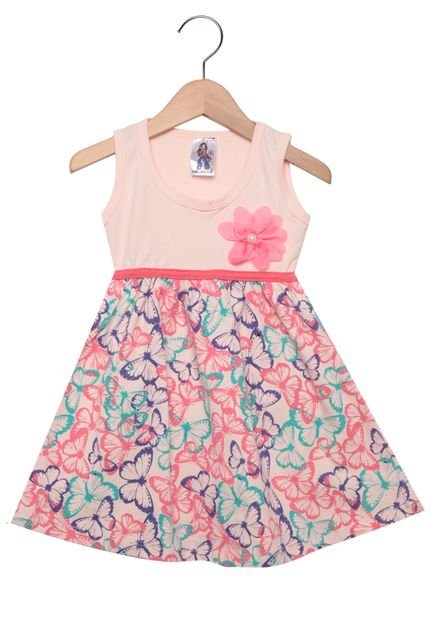 Vestido Polegar Kids Menina Rosa - Marca Polegar Kids