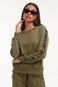 Blusa Moletom Feminina Brohood Verde Militar - Marca Brohood