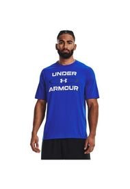 Camiseta Under Armour Tech 2.0 Hombre Negra Rayas