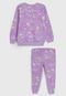 Pijama Infantil Malwee Kids Longo Quimica Lilás - Marca Malwee Kids