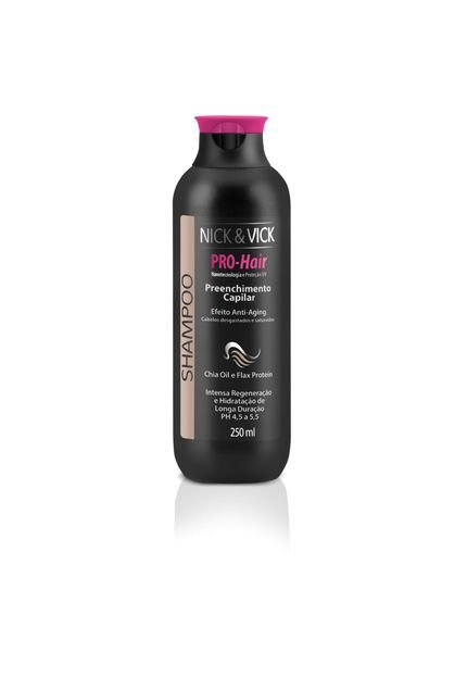 Shampoo Efeito Anti Aging 250ml - Marca Nick & Vick
