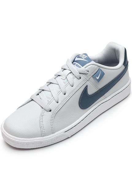 Tênis Couro Nike Sportswear Court Royale Off-White/Azul - Marca Nike Sportswear
