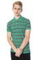 Camisa Polo Tommy Hilfiger Reta Color Stripe Verde - Marca Tommy Hilfiger