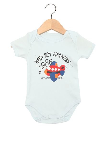 Body Mini Baby Menino Verde - Marca Mini Baby