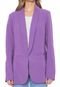 Blazer Colcci Alfaiataria Roxo - Marca Colcci