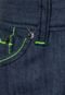 Calça Jeans Levis Skinny 511 Neon Azul - Marca Levis