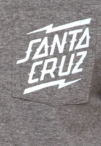 Camiseta Especial Santa Cruz Strike Pock Cinza