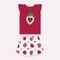 Conjunto Infantil Menina Kyly Vermelho - Marca Kyly