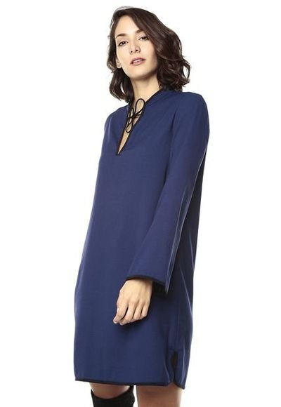 Dafiti vestido azul 2025