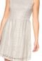 Vestido D.DRESS Curto Bordado Branco - Marca D.DRESS