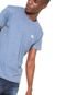 Camiseta Hang Loose Label Azul   - Marca Hang Loose