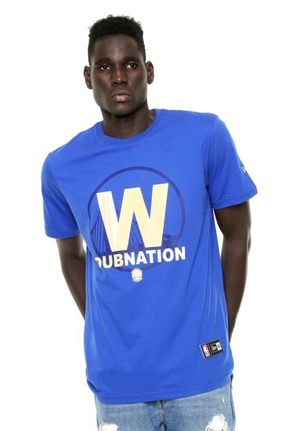 Camiseta New Era Playoffs NBA Azul - Marca New Era