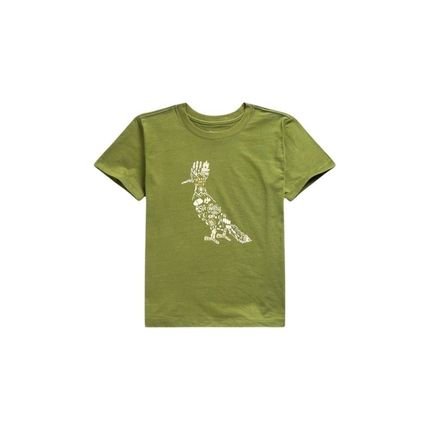 Camiseta Estampada Pica Pau Camp Reserva Mini Verde - Marca Reserva Mini