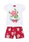 Conjunto Infantil Menina Kyly Branco - Marca Kyly