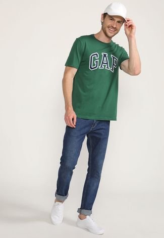 Camiseta GAP Logo Verde - Compre Agora