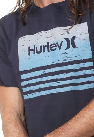 Camiseta Hurley Silk Boardline Azul-Marinho