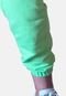 Calça Jogger Verde neon Manabana Moletom moletinho Juvenil feminino - Marca Manabana