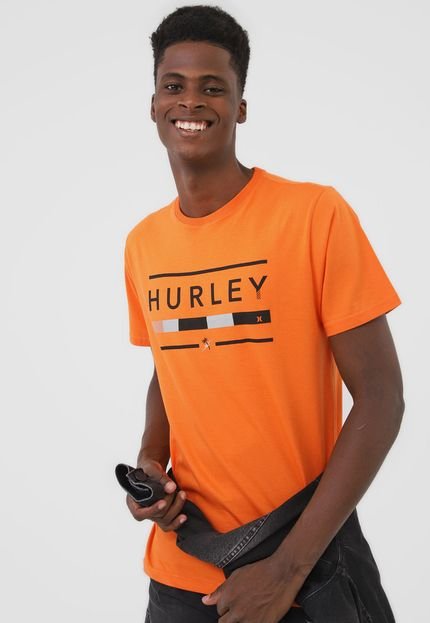 Camiseta Hurley Jockey Triblend Laranja - Marca Hurley