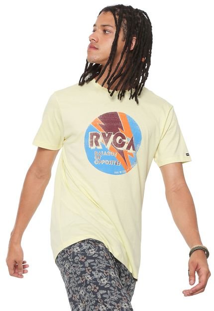 Camiseta RVCA Volt Amarelo - Marca RVCA