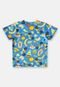 Pijama Curto Infantil Masculino Up Baby Azul - Marca Up Baby