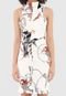 Vestido Forum Curto Floral Off-White - Marca Forum