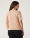 Blusa Feminina Plus Size Acácia Malha Natural Color - Marca MALWEE PLUS