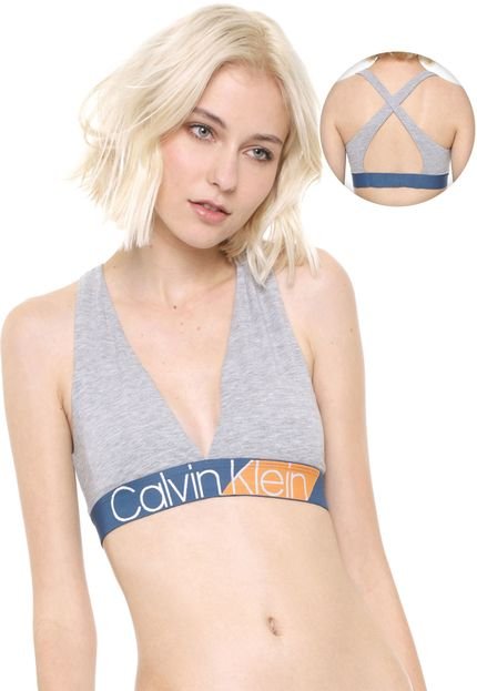 Top Calvin Klein Underwear Bold Cinza - Marca Calvin Klein Underwear
