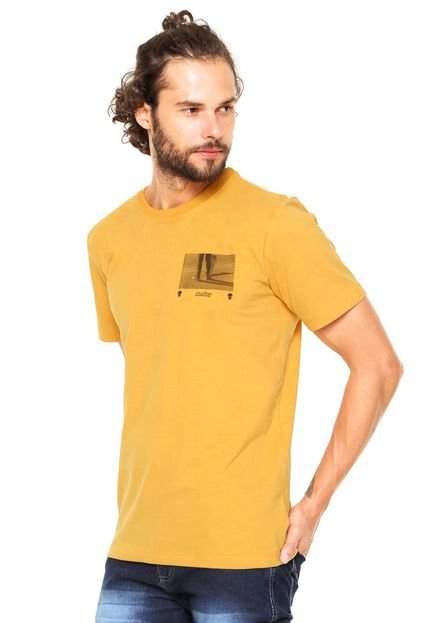 Camiseta Redley Fotográfica Amarela - Marca Redley