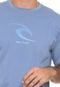 Camiseta Rip Curl Lettering Azul - Marca Rip Curl