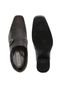 Sapato Social Couro Rafarillo Texturizado Marrom - Marca Rafarillo