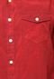 Camisa Triton Tricoline Jateada Vermelha - Marca Triton